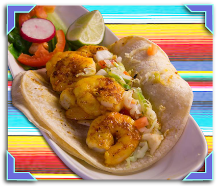 Ricardo's Place San Juan Capistrano serves the best Grilled Shrimp Taco